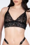 Noir Élégance Bralette